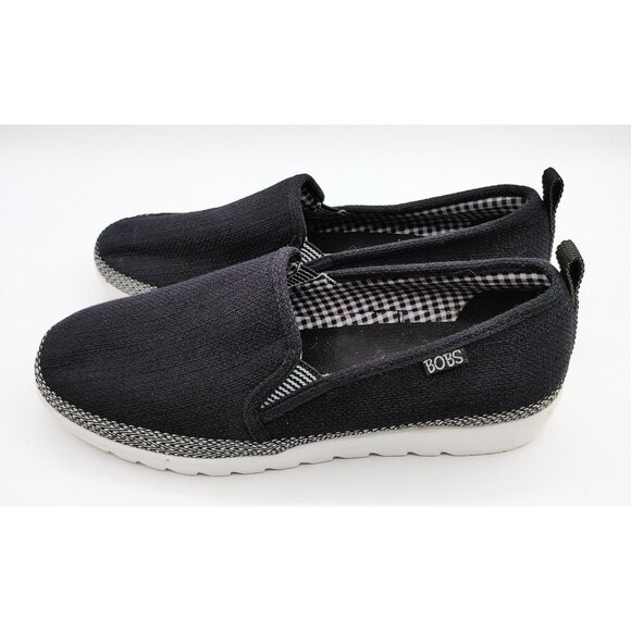 Bobs From Skechers 113991 Pleasant Harmony Vegan Women’s Shoes Size 9 Black - Picture 3 of 6